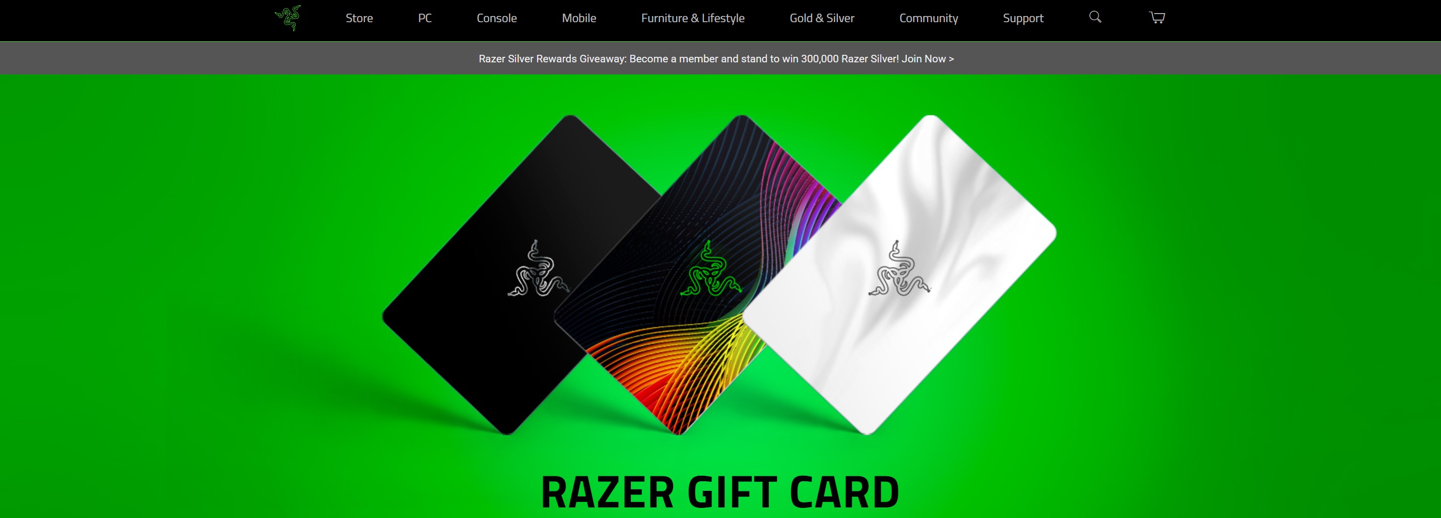 Razer gold gift cards balance check